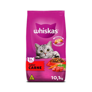 RAÇÃO WHISKAS CARNE 10.1KG