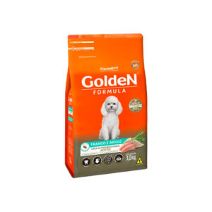 RAÇÃO GOLDEN FORMULA FRANGO E ARROZ 3KG