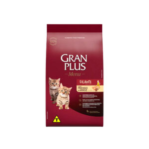 RAÇÃO GRAN PLUS MENU FRANGO E ARROZ 1KG