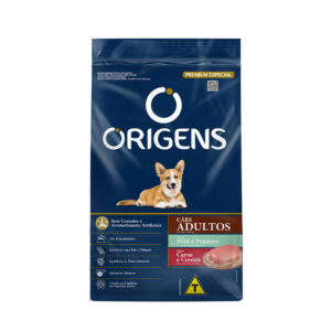 RAÇÃO ORIGENS CARNE E CEREAIS 10.1KG