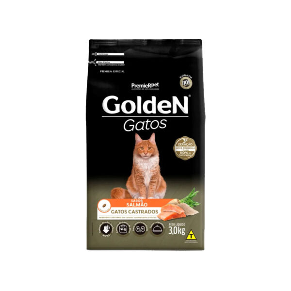 RAÇÃO GOLDEN SALMÃO 3KG