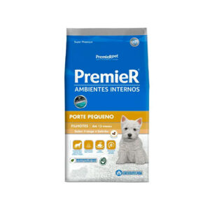 RAÇÃO PREMIER AMBIENTES INTERNOS TALLA PEQUEÑA FRANGO E SALMÃO 1KG