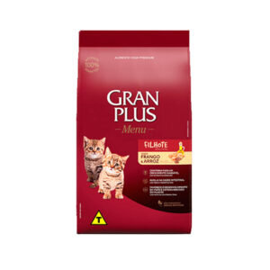 RAÇÃO GRAN PLUS FRANGO E ARROZ 3KG