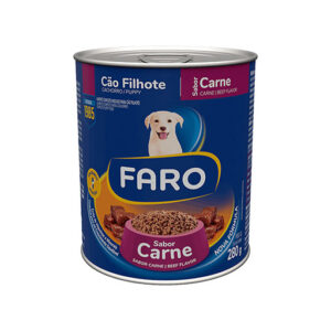FARO CÃO FILHOTE CARNE 280G