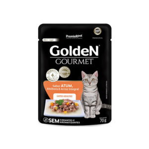 GOLDEN GOURMET GATOS ADULTO ATUM COM ABÓBORA E ARROZ INTEGRAL
