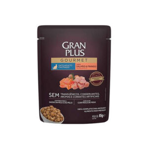 GRAN PLUS GOURMET GATO CASTRADO SALMÃO E FRANGO