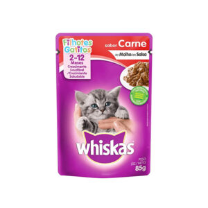 WHISKAS GATO FILHOTE CARNE