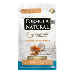 FÓRMULA NATURAL DOG BISCUITS ABÓBORA, COCO E QUINOA 250G