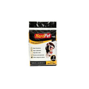 HARDPET TAPETE CARVÃO ATIVADO 7 UNIDADES