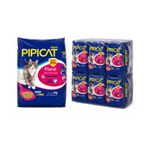 PIPICAT FLORAL - FARDO COM 6 PACOTES