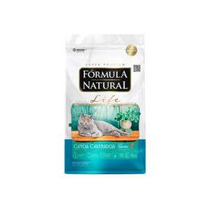 RAÇÃO FÓRMULA NATURAL GATO CASTRADO SALMÃO 10.1KG