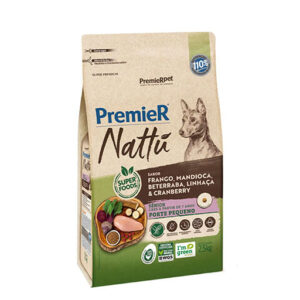 PREMIER NATTU ADULTO SENIOR RAÇAS PEQUENAS 2,5KG